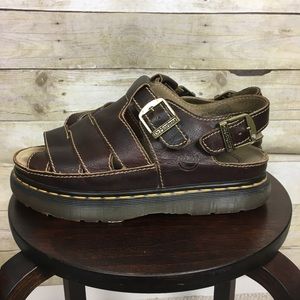 Dr. Martens Brown Leather Sandals Size 11
